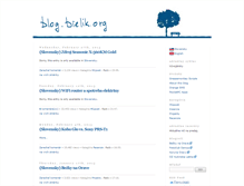 Tablet Screenshot of blog.bielik.org